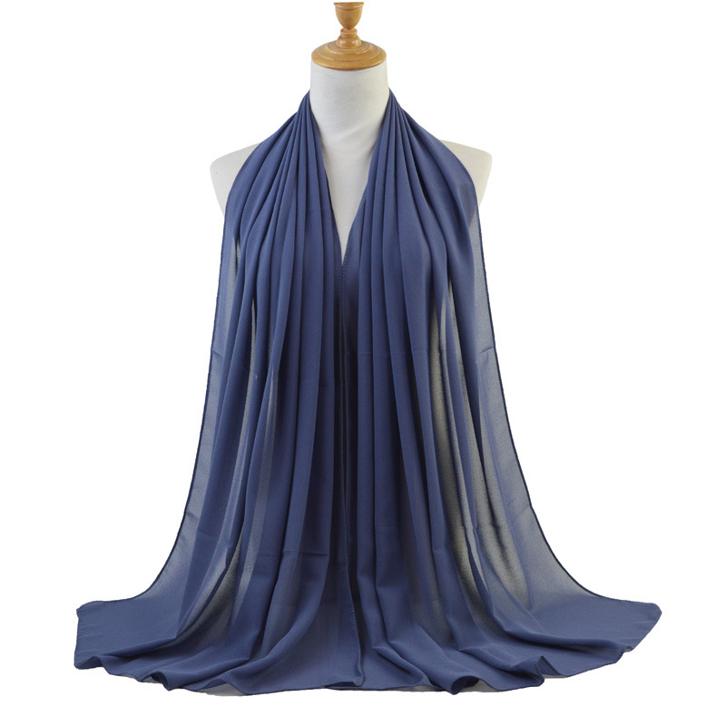 Scialle in Chiffon con pietra-#5