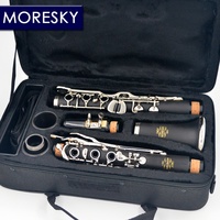 German Oehler Clarinet Bb ABS Resin 20 Keys Turkish Sib MORESKY GE1 Nickel Plated Copper-Nickel Key Customized