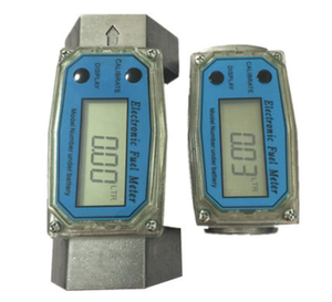 Flowmeter Digital Turbin <span class=keywords><strong>GPI</strong></span> Pengukur Aliran Bahan Bakar Elektronik Pengukur Aliran Bensin Minyak - Product Image 2