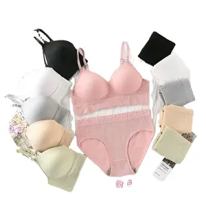 Womens Solid Color Push Up Top No Steel Ring Breastfeeding Bra Underwear  Strapless Bra Women (Pink, S)