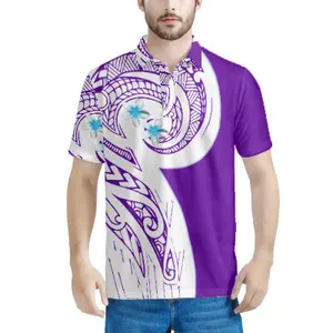 Camisa polo masculina estilo tropical havaiano, camiseta de polo para homens com decote em v, bom preço, verão