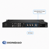 Encodeur modulateur DTM1000X DVB-S2X pour entrée CVBS SDI YPbPr avec sortie RF et ASI