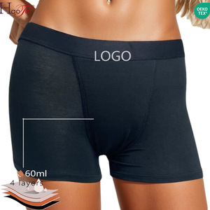 Culottes menstruelles confortables pour femmes, 4 couches absorbantes, 24 heures anti-fuite, respirantes, sous-vêtements de règles pour femmes - Product Image 4