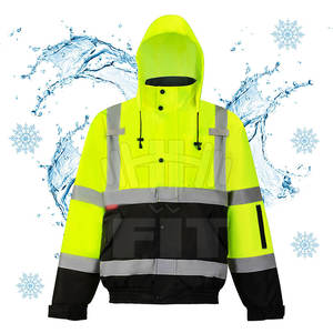 Chaqueta DE SEGURIDAD transpirable de alta visibilidad superventas para adultos, ropa de seguridad superior - Product Image 1