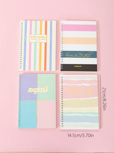 Cahier à spirale A5 à rabat latéral pour les journaux d'étudiant. - Product Image 2