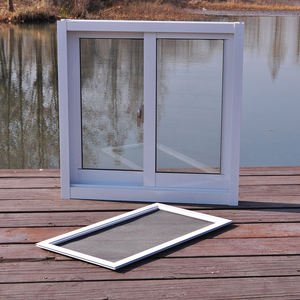 Finestra Scorrevole <span class=keywords><strong>in</strong></span> Alluminio Serie 90 con Doppio Vetro, Profilo Durevole per Progetti Edili, Produttore, Fornitore, Fabbrica OEM - Product Image 1