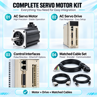 Kit CNC NewKer-110mm 1-2.3kW, moteur servo triphasé à faible bruit et couple élevé, efficacité IE3, cadre 32mm pour imprimante 3D