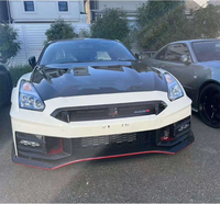 Kit carrosserie large pour Nissan GTR R35, amélioration 2024 Nismo : pare-chocs avant, pare-chocs arrière, jupes latérales, spoiler
