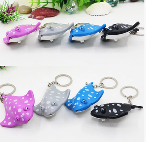 Creative Gift <strong>Fish</strong> Pendant LED Sounding and Luminous Keychain Accessory, Bag and Phone Small <strong>Flashlight</strong> Pendant - Product Image 2