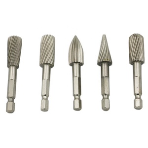 Precio Especial: Juego de 5 Fresas Rotatorias de Acero de Alta Velocidad para Trabajar la Madera, Cortador de Tallado, Cabezal de Pulido Rotatorio, Brocas - Product Image 3