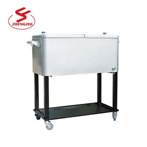 Workpro — grand distributeur de glacière à glace en métal 73L, refroidisseur, avec roues - Product Image 5