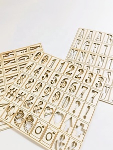 أقل عدد 40 قالب مجوف وقوالب حروف مفرغة لالمعلقات التقويمية - Product Image 3