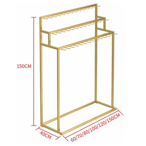 Thắt lưng và Tie hiển thị Kệ vành đai đứng hiển thị giá sàn vành đai hiển thị đứng với móc - Product Image 3