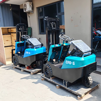 Nouveau chariot élévateur électrique à trois points, 1 tonne, petit chariot élévateur hydraulique, manutention facile à trois roues, mini chariot élévateur, moteur CC