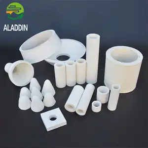 Ống sợi gốm nhôm Vật liệu silicat nhiệt độ cao Ống cách nhiệt cho gốm sứ gốm