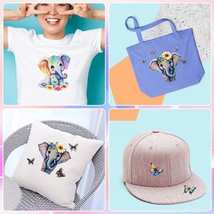 Pegatina de Transferencia de Dibujos Animados Lavable con Diseño Personalizado, Impresión por Serigrafía en PET para Transferencias Térmicas para Camisetas - Product Image 5