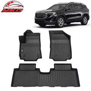 Alfombrillas para Equinox GMC Terrain 2018-2024, para todo tipo de clima, resistentes, de TPE, moldeadas en 3D, impermeables - Product Image 1