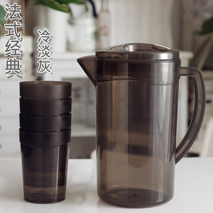 Cold Water Pitcher Set 2.5L With 4 <b>Cups</b> Portable Household Use - Product Image 3