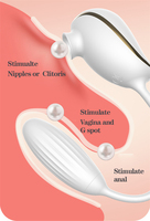 Jouets sexuels OEM pour femmes, vibrateur pour la masturbation, stimulation par vibration et succion, vagin, clitoris, point G, mamelons, anus