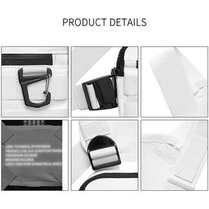 Fonction <span class=keywords><strong>homme</strong></span> taille tactique Hip Hop gilet poitrine sac - Product Image 4