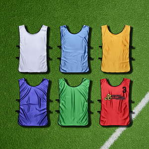Chaleco de entrenamiento acolchado sin mangas para adultos, para baloncesto y fútbol, uniforme de equipo, traje de expansión de grupo, publicidad de voluntarios, unisex - Product Image 3