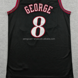 Prêt à Expédier <span class=keywords><strong>Tyrese</strong></span> Maxey Noir Édition Classique Maillot de Basketball Cousu de Meilleure Qualité - Product Image 4