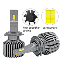 Accesorios para automóviles 120W 30000LM V60 Led faro H1 H3 H7 9006 H8 H9 H15 Luces Focos Kit 9005 H4 bombilla de coche