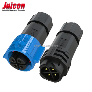 Jnicon m25 4 פינים עמיד למים ip67 מחבר כוח עגול 30a נקבה תקע הדחיפה מחבר מנעול - Product Image 1