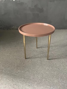 <span class=keywords><strong>Set</strong></span> meja bulat kecil furnitur ruang tamu sofa samping meja warna kustom batu marmer modern mewah meja sudut kopi - Product Image 6
