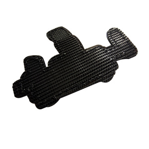 Impressionnant crochet et boucle en caoutchouc PVC Patch minuscule pistolet équipement tactique fait tactique en caoutchouc PVC patchs - Product Image 4