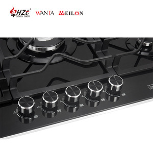 Cuisinière à <span class=keywords><strong>gaz</strong></span> <span class=keywords><strong>GPL</strong></span> encastrable de haute qualité à 5 brûleurs avec allumage électronique - Product Image 3