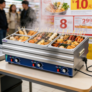 Assortiment <span class=keywords><strong>de</strong></span> brochettes <span class=keywords><strong>de</strong></span> style japonais, y compris des galettes <span class=keywords><strong>de</strong></span> <span class=keywords><strong>poisson</strong></span> <span class=keywords><strong>et</strong></span> des <span class=keywords><strong>légumes</strong></span> dans un bouillon <span class=keywords><strong>de</strong></span> style japonais (Oden). - Product Image 2