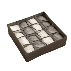 Boîte de rangement pliable et flexible en tissu non tissé écologique, organisateur d'épices, paniers de tiroir de commode, bacs, conteneurs, séparateurs - Product Image 4