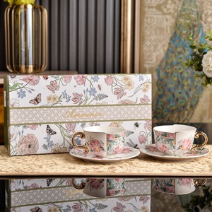 Juego de Taza y Platillo Personalizado en Oferta, con Caja de Regalo para Servicio de Té en Casa u Hotel, Ideal para Regalo - Product Image 3