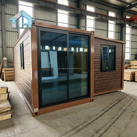 25 ㎡   Maisonnette préfabriquée moderne ignifuge et bien équipée de 20 pieds, extensible, pour salon de repos extérieur polyvalent