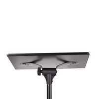LEILEI LPS-4 équipement de musique DJ support d'ordinateur portable, bureau de moniteur d'ordinateur réglable pour la scène, l'école et la maison