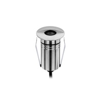 Lampu Dinding Jalur Luar Ruangan Tahan Air 2.5W, Lampu Tanam Tanah Aluminium, Penerangan Luar Ruangan untuk Taman, Tangga, dan Anak Tangga