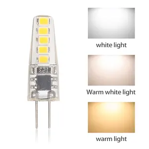 Lampu Led Halogen AC 220V 1w tegangan rendah, lampu bohlam tanpa kedip G4 tegangan rendah