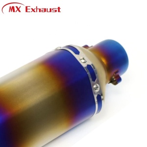 Silencieux universel de Force, tuyau d'échappement coloré 2022 2021 2019 2018 2017 Exosto <span class=keywords><strong>Moto</strong></span> <span class=keywords><strong>Moto</strong></span> <span class=keywords><strong>Moto</strong></span> <span class=keywords><strong>Moto</strong></span> brûlant bleu - Product Image 2
