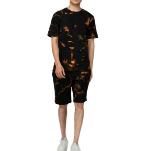 Loose fit Summer <b>Twin</b> <b>Set</b> Hot Sale Product Men Summer Short Sleeve T Shirts and Shorts <b>Set</b> 2026 Summer Jogging Cotton <b>Twin</b> <b>Sets</b> - Product Image 1