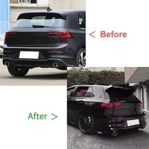 ชุดแต่งสปอยเลอร์หลังคา สปอยเลอร์ฝากระโปรงท้ายรถยนต์ สำหรับ Golf 8 Pro MK8 GTD R Rline ปี 2020 2021 2022 2023 - Product Image 2