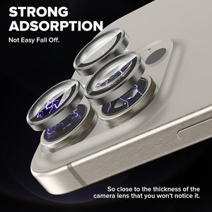 AFS 3D CD textura móvil Metal anillo lente Cámara vidrio Protector pantalla cubierta para <span class=keywords><strong>iPhone</strong></span> 11 12 <span class=keywords><strong>13</strong></span> 14 15 16 Plus Pro Max Mini - Product Image 3