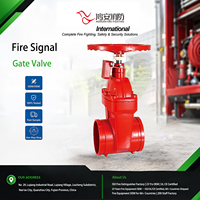 Vanne à opercule à bride en fonte ductile PN16 certifiée ISO 9001 pour la protection incendie des installations industrielles