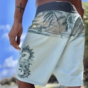 Pantalones Cortos Deportivos para Hombre de Poliéster Elástico en 4 Direcciones, Reciclados, de Alta Calidad, con Diseño Personalizado, Suaves, Ligeros y de Secado Rápido - Product Image 3