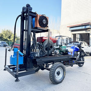 Foreuse mobile abordable de 22 CV pour puits d'eau, moteur 16 kW, tiges de forage de 1,5 m, idéale pour l'accès à l'eau dans les fermes et les villages - Product Image 6