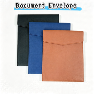 Cartella Portadocumenti <span class=keywords><strong>in</strong></span> Pelle PU Formato <span class=keywords><strong>A4</strong></span> Impermeabile con Bottone a Pressione, Porta Documenti per Ufficio e Business - Product Image 3