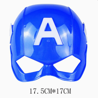 Masques en plastique intégraux Iron Man Hulk non lumineux pour enfants, idéaux pour les fêtes d'Halloween (vente en gros)