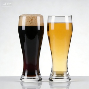 Große 700ml (23 Unzen) Hochwertige Klassische Verdickte Biergläser Kreative Craft <span class=keywords><strong>Weizen</strong></span>- und Cola-Bierbecher für Zuhause, Bar und Partys - Product Image 1