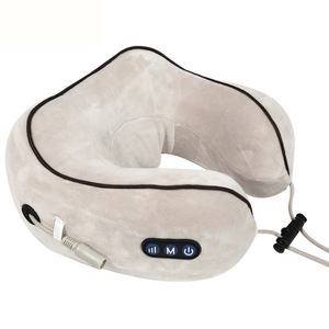 <b>U</b>-<b>Shaped</b> Cervical Massage <b>Pillow</b> Rechargeable Neck Support Travel Portable Home Use - Product Image 1