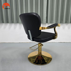 เก้าอี้ตัดผมปรับระดับได้หุ้มหนัง PU ดีไซน์หรูหราสำหรับร้านตัดผม - Product Image 6